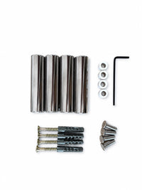 Kit Fio Aparente Cromado — componentes do kit (foto de produto)