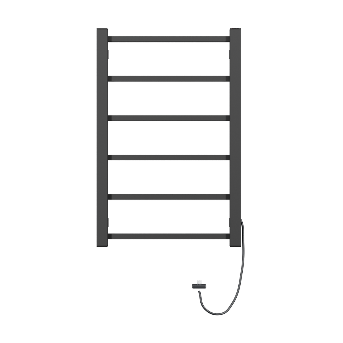 Toalheiro Térmico Sutil 60x40 Aço Inox 304 — Preto Fosco