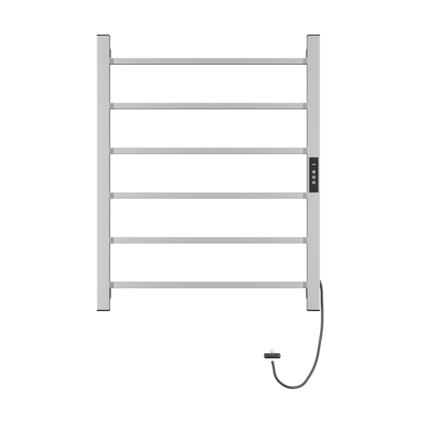 Toalheiro Térmico Sutil Inox Escovado com timer fio aparente