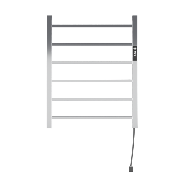 Toalheiro Térmico Unique Slim Inox Polido com timer fio aparente