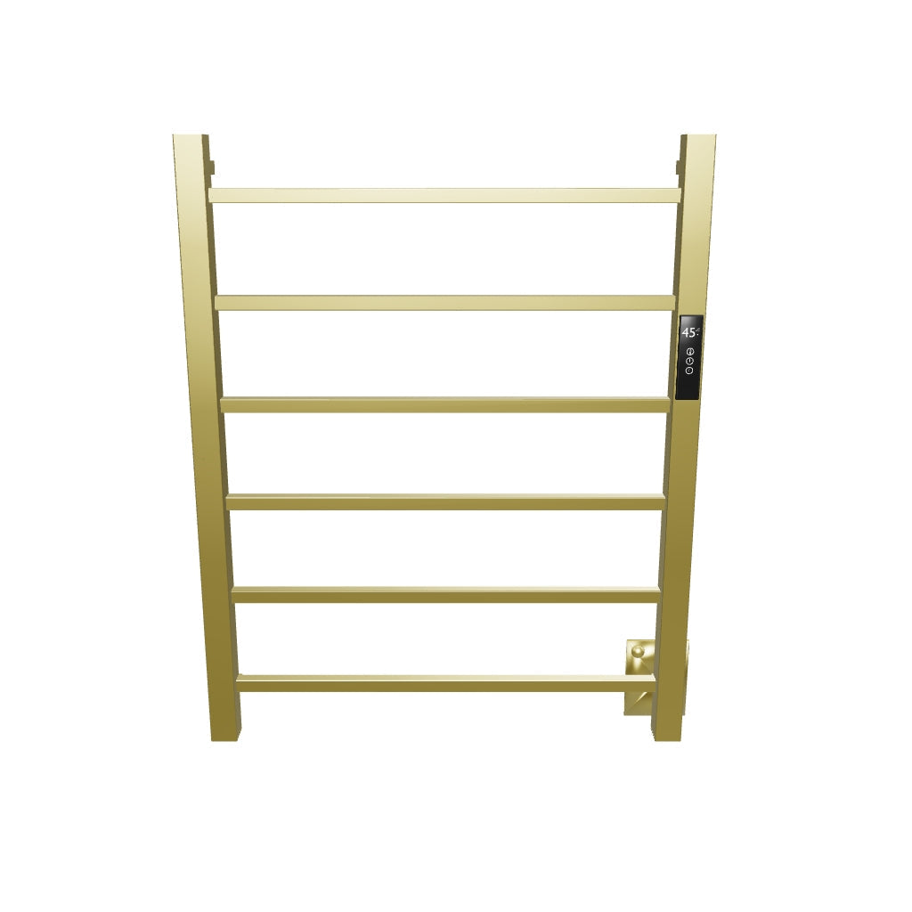 Toalheiro Térmico Unique Slim Gold Matte, fio oculto, com timer digital